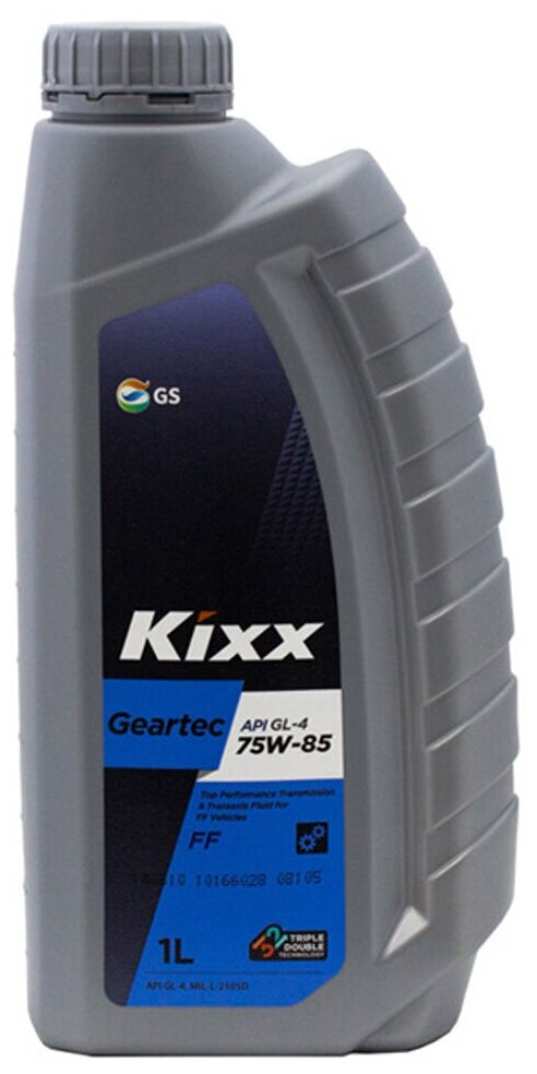 Трансмиссионное масло KIXX GEARTEC FF GL-4 75W-85 (Gear Oil HD), 1л