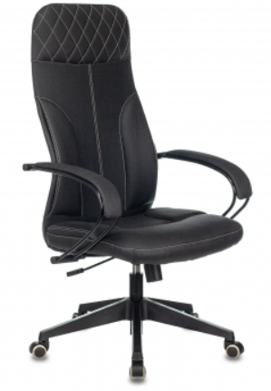Кресло офисное Бюрократ CH-608/ECO, искусственная кожа, black