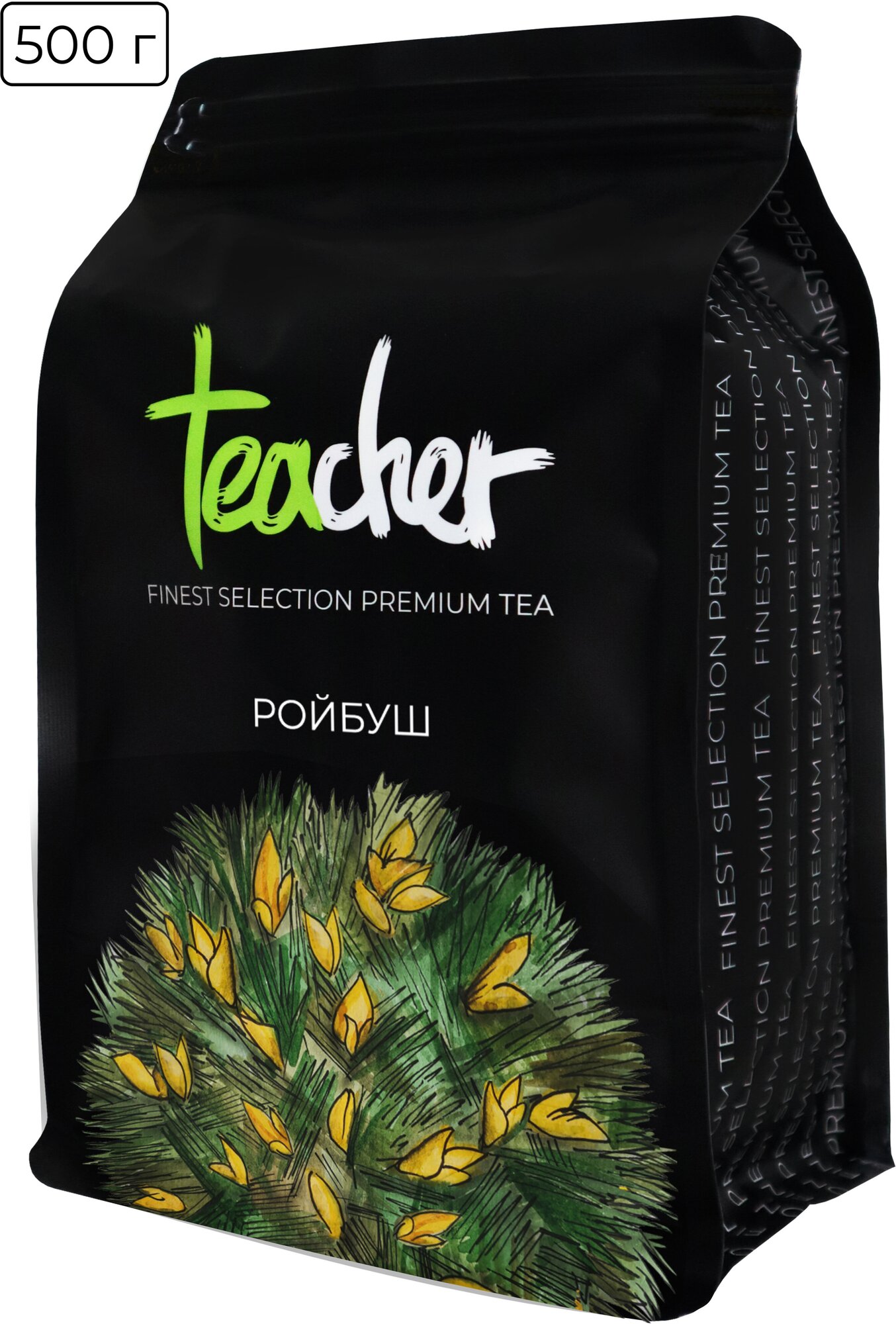 Чай TEACHER Ройбуш 500 г травяной без кофеина сорт премиум рассыпной весовой - фотография № 5