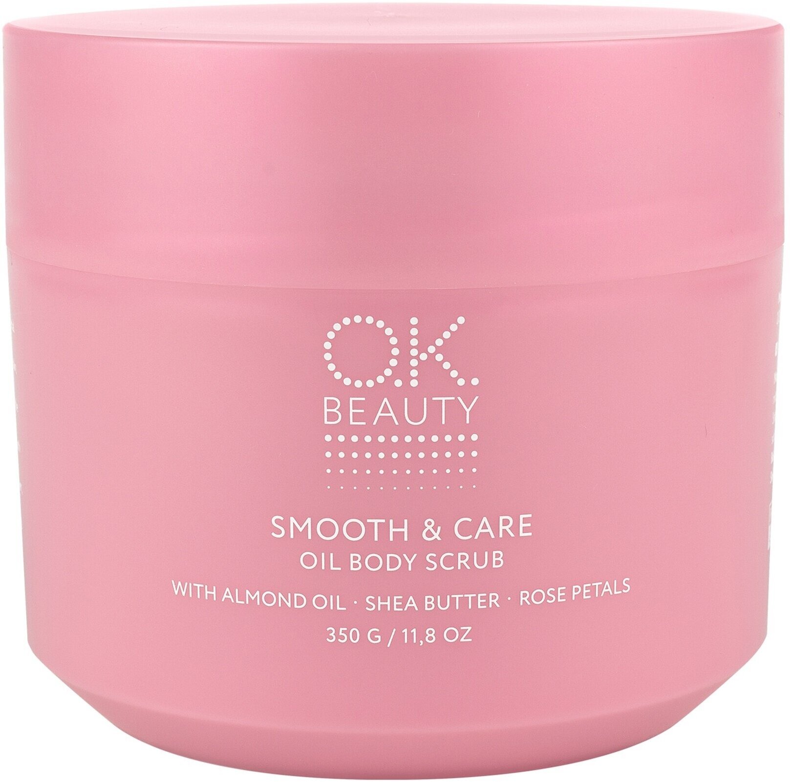 O.K.BEAUTY Скраб для тела Smooth & Care увлажняющий и разглаживающий, 350 г