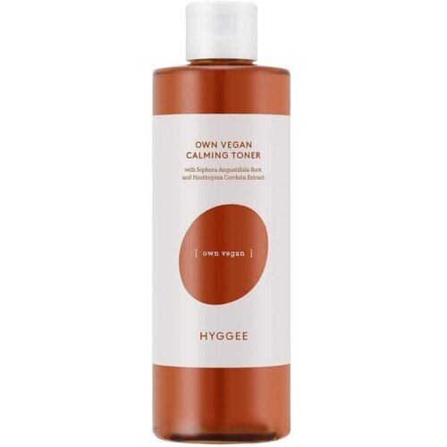 Веганский успокаивающий тонер Hyggee Own Vegan Calming Toner 250 мл тонер с экстрактами софоры и хауттюйнии hyggee own vegan calming toner 250 мл