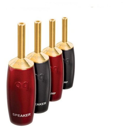 Разъем Банана Audioquest SureGrip507 Banana Gold (Set of 4) разъем банана audioquest suregrip100 bfa banana gold set of 8