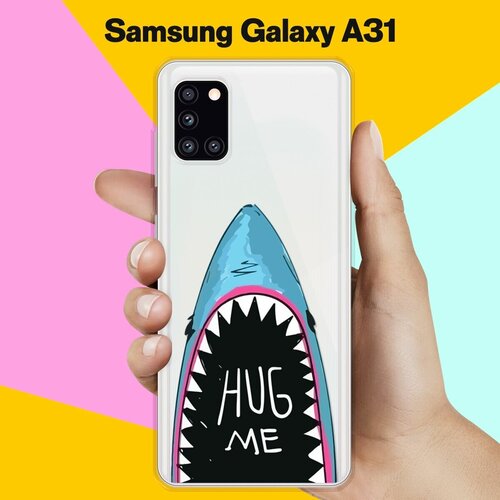 Силиконовый чехол Акула на Samsung Galaxy A31