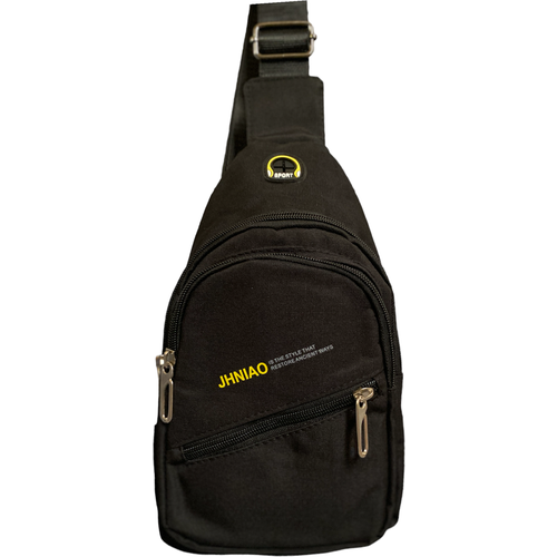 фото Сумка слинг nip, фактура гладкая, черный