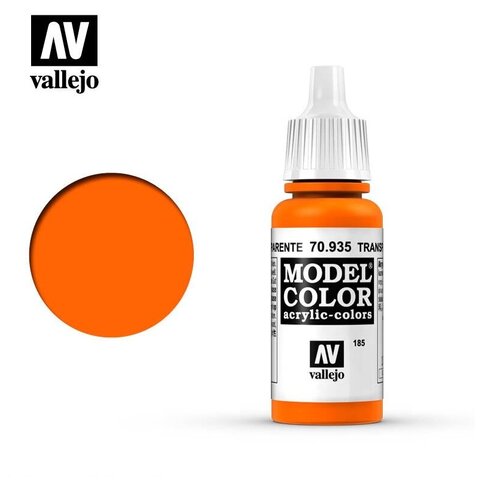 Краска Vallejo серии Model Color - Transparent Orange 17мл. набор красок vallejo model color set wwiii nato armour