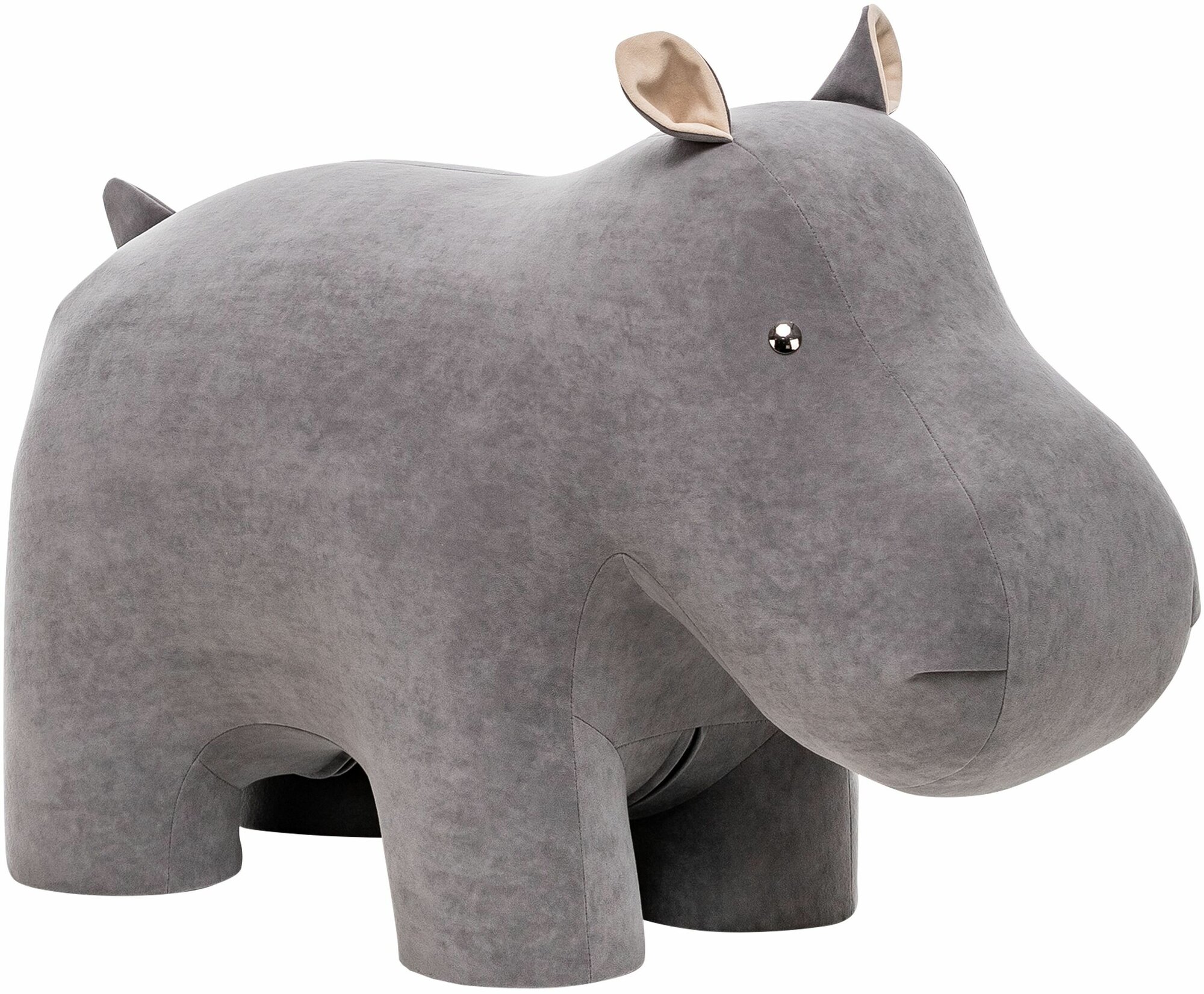 Пуф детский Leset Hippo 40х90х65 Серый