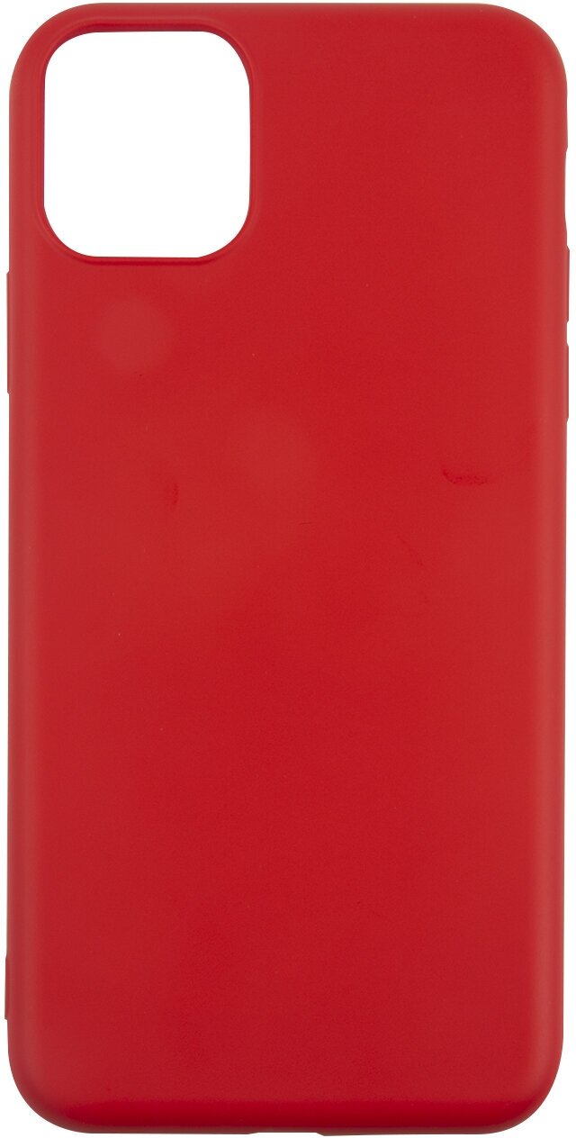 Защитный чехол на iPhone 11 Pro Max красный/Накладка на Айфон 11 Про Макс/Бампер/Защита от царапин/Apple/Эпл