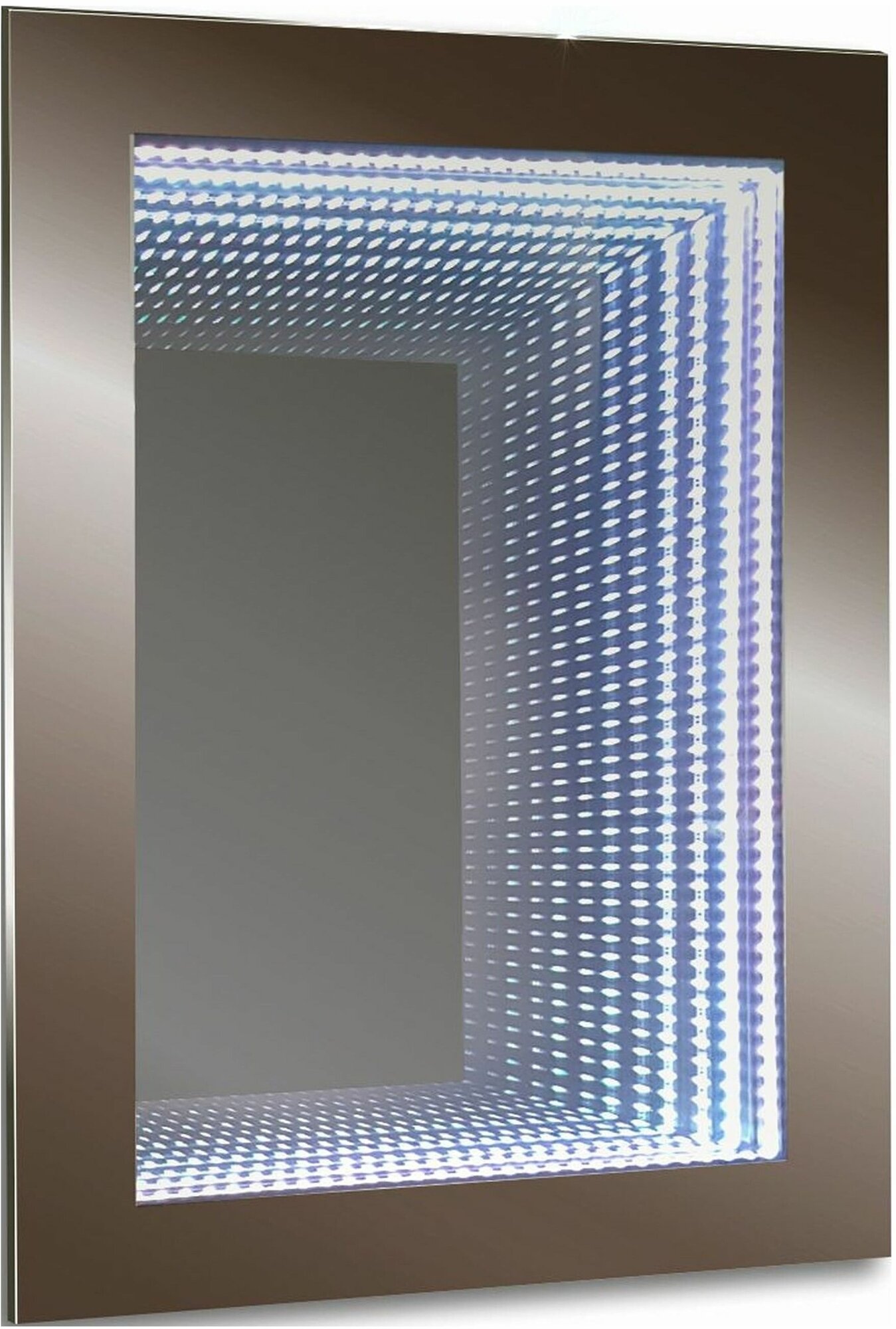 Зеркало для ванной Галактика ФР-00001420 80х60 см с подсветкой бронза