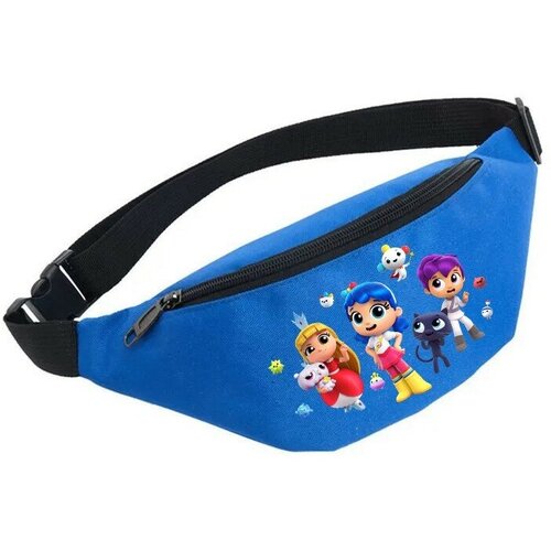 фото Сумка поясная noname, голубой