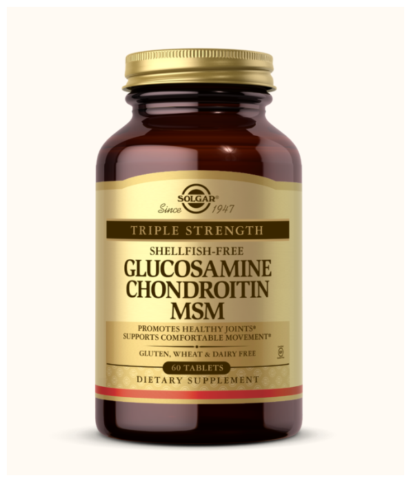 Solgar, Glucosamine Chondroitin MSM "Глюкозамин-Хондроитин и метилсульфонилметан", 60 таблеток - фотография № 2