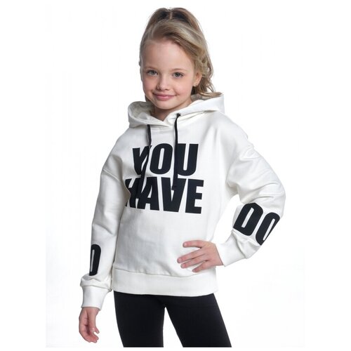 фото Худи для девочки mini maxi, модель 7490, цвет белый, размер 134