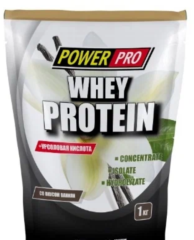 Протеин Power Pro Whey Protein, 1000 гр, ваниль