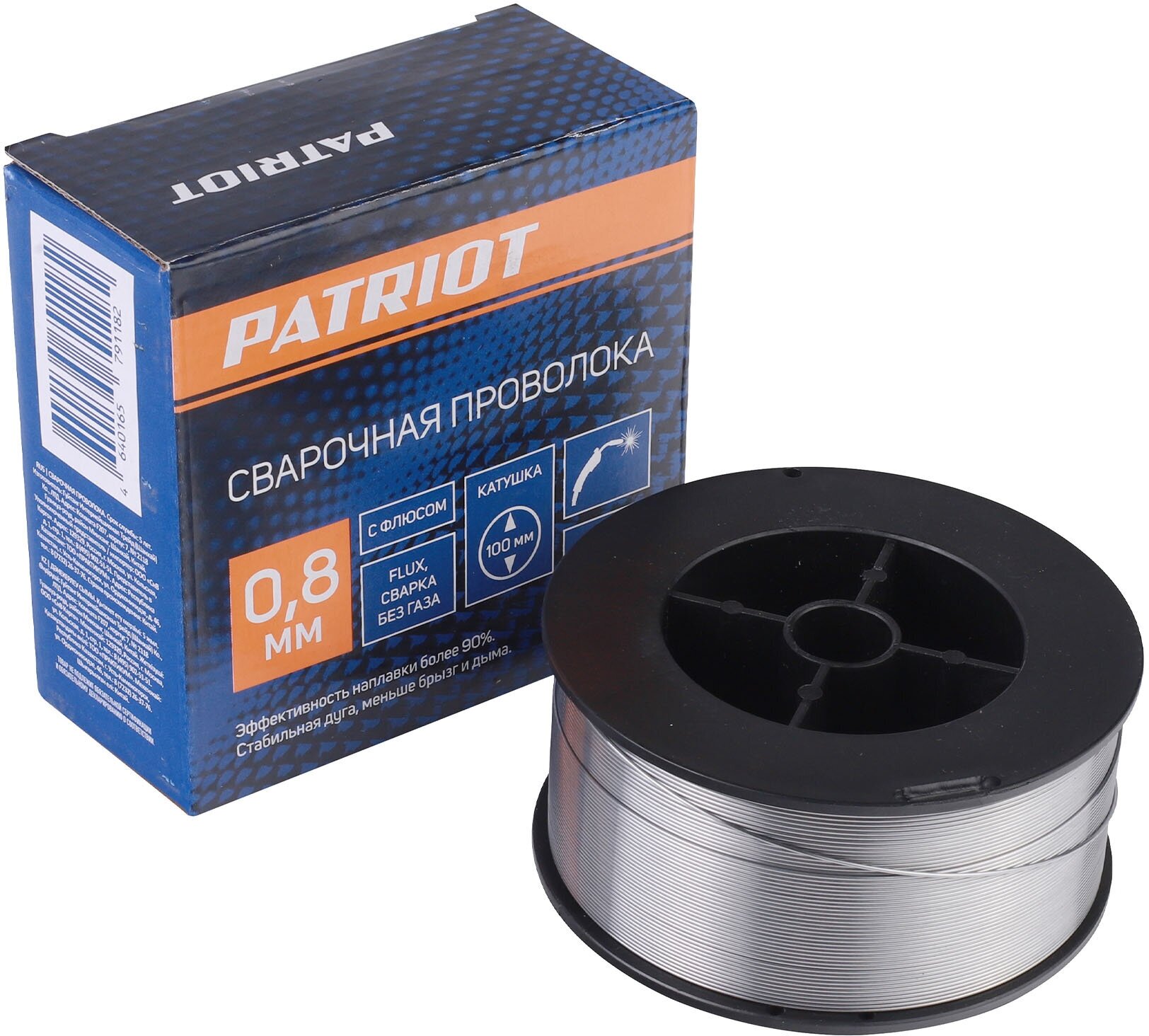 Проволока с флюсом Patriot 0.8 1 кг - фото №2