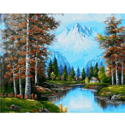 Картина по номерам Величие гор 40х50 см Hobby Home картина по номерам у подножья гор 40х50 см