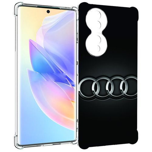 Чехол MyPads ауди audi 2 для Honor 70 задняя-панель-накладка-бампер