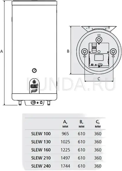 Бойлер ACV SMART SLEW 160 - фотография № 4