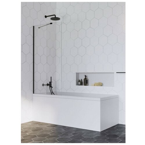 Шторка для ванны Radaway Idea Black PNJ 50 душевой уголок radaway idea black kdd 80x80