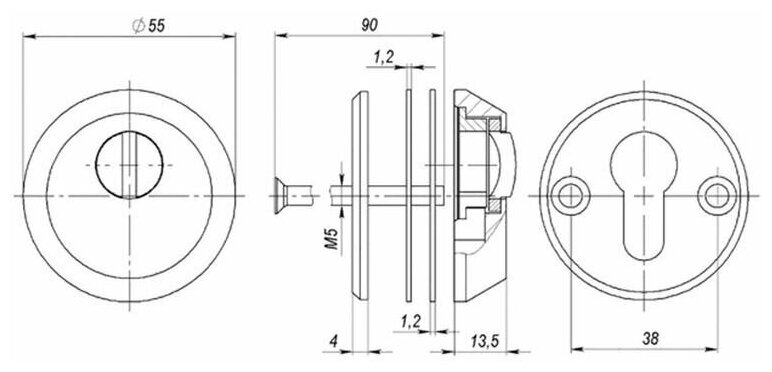 Броненакладка Fuaro DEF 5513 BL-24 черный