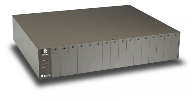 D-Link Сетевое оборудование DMC-1000 RU A3A PROJ Шасси для медиаконвертеров с 16 слотами расширения