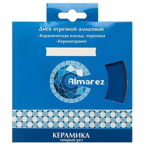 Диск отрезной алмазный Керамика (115х22.23 мм) Almarez 302115 16226082