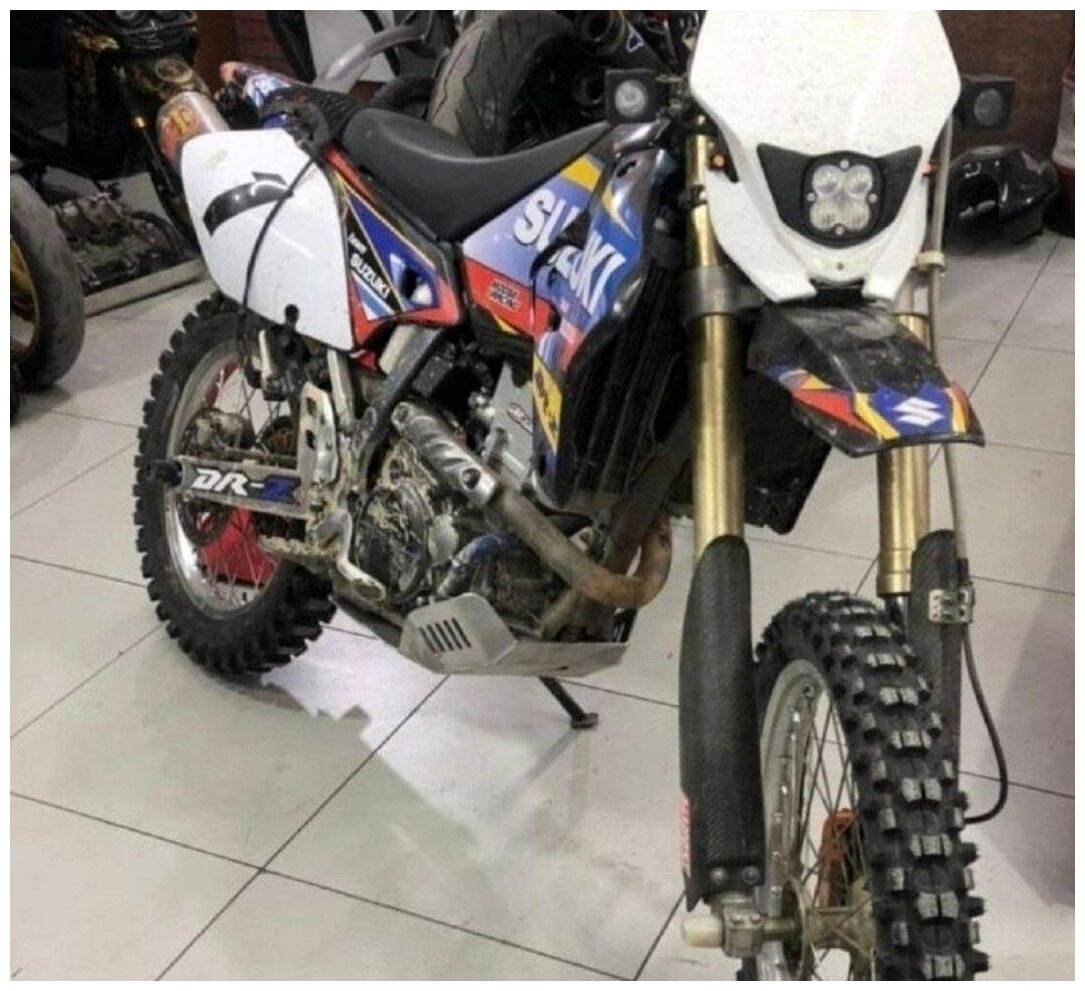 Защита мотора для Suzuki DRZ 400E, DRZ 400S, DRZ 400SM SuperMoto