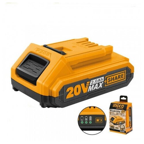 Аккумуляторная батарея Li-Ion Ingco FBLI20011 ушм ingco powertools ingco ag90028