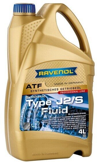 Масло Трансмиссионное Atf J2/S 4Л (Синтетика) Ravenol арт. 1211115004