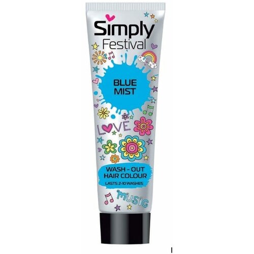 Краска для волос Simply Festival Голубая дымка 75мл