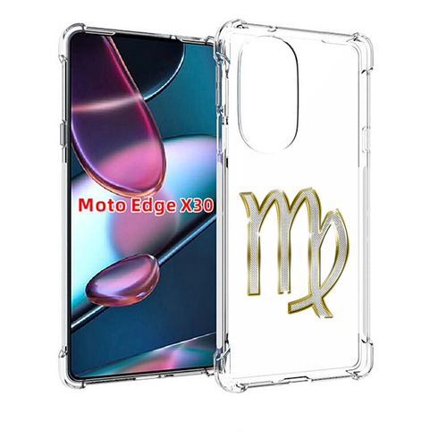 Чехол MyPads знак-зодиака-дева-6 для Motorola Moto Edge X30 задняя-панель-накладка-бампер