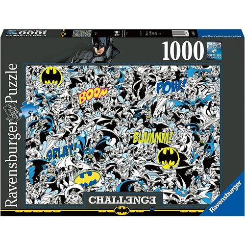 ravensburger пазл карт 3d 54 держатель для ручек бэтмен Пазл Ravensburger 1000 деталей: Комикс Бэтмен