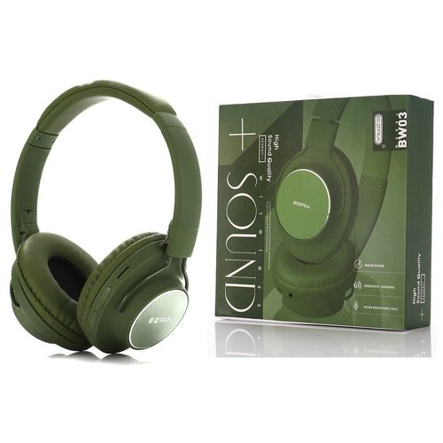 EZRA BW03 Зеленые наушники - гарнитура bluetooth 218900₽