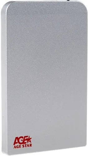 Внешний корпус для HDD AGESTAR 3UB2O1, серебристый - фото №12