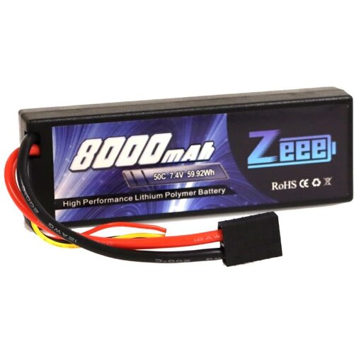 Аккумулятор для радиоуправляемых моделей Li-Po 7.4V 8000mAh 50C TRX