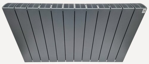 Изображение товара Биметаллический радиатор Rifar SUPREMO Ventil 500, 12 секций, нижнее подключение правое (SVR), цвет Титан.