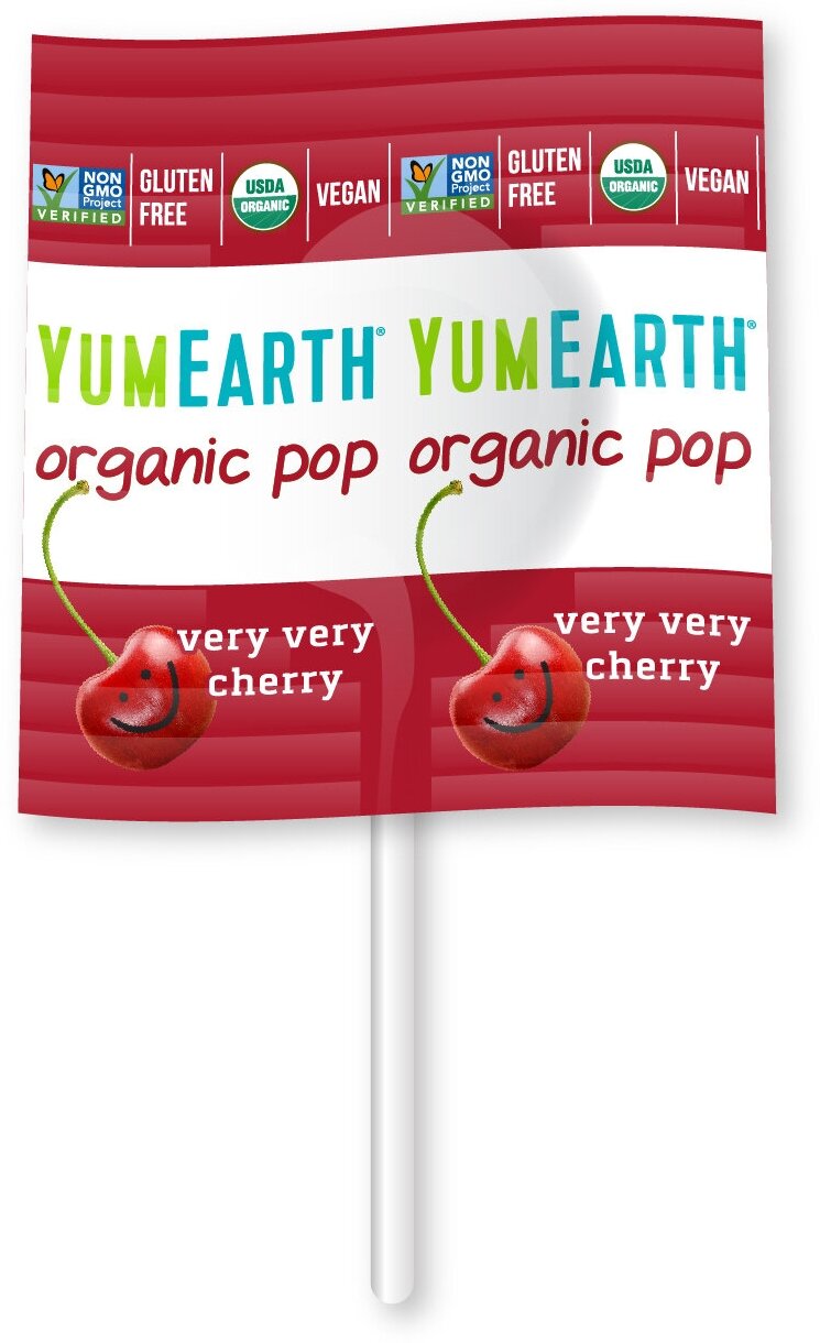 Органические Леденцы YumEarth Organic Vitamin С Lollipops, на палочке, без глютена и без аллергенов, только натуральные ингредиенты, веган, Ассорти, 14 леденцов