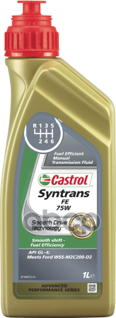75W 1L Syntrans Fe Масло Трансмиссионное Синтетическое Castrol арт. 15516D
