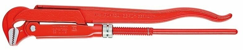 Ключ трубный KNIPEX 1" шведского типа, прямые губки 90гр, d42 мм (1 3/8), 310 мм, Cr-V, KN-8310010