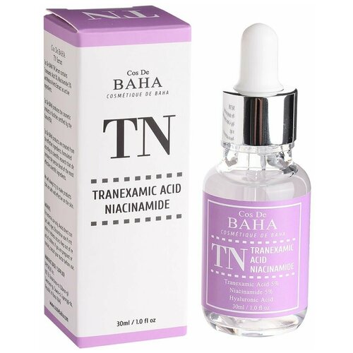 COS DE BAHA Сыворотка с транексамовой кислотой TRANEXAMIC ACID NIACINAMIDE SERUM (TN), 30 мл cos de baha tranexamic serum 1oz 30ml