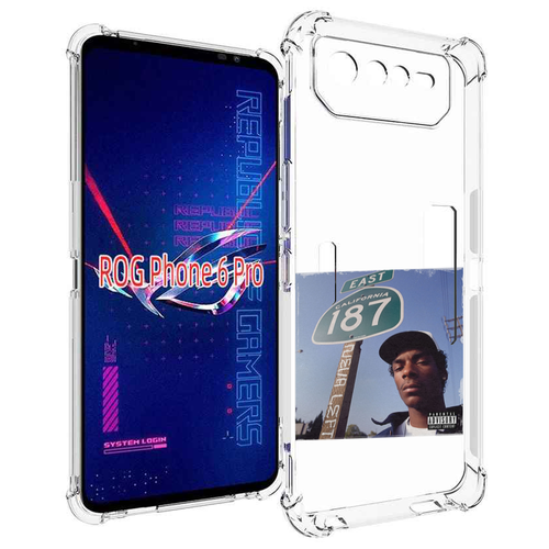 Чехол MyPads Snoop Dogg NEVA LEFT для Asus ROG Phone 6 Pro задняя-панель-накладка-бампер чехол mypads snoop dogg neva left для umidigi power 7 задняя панель накладка бампер