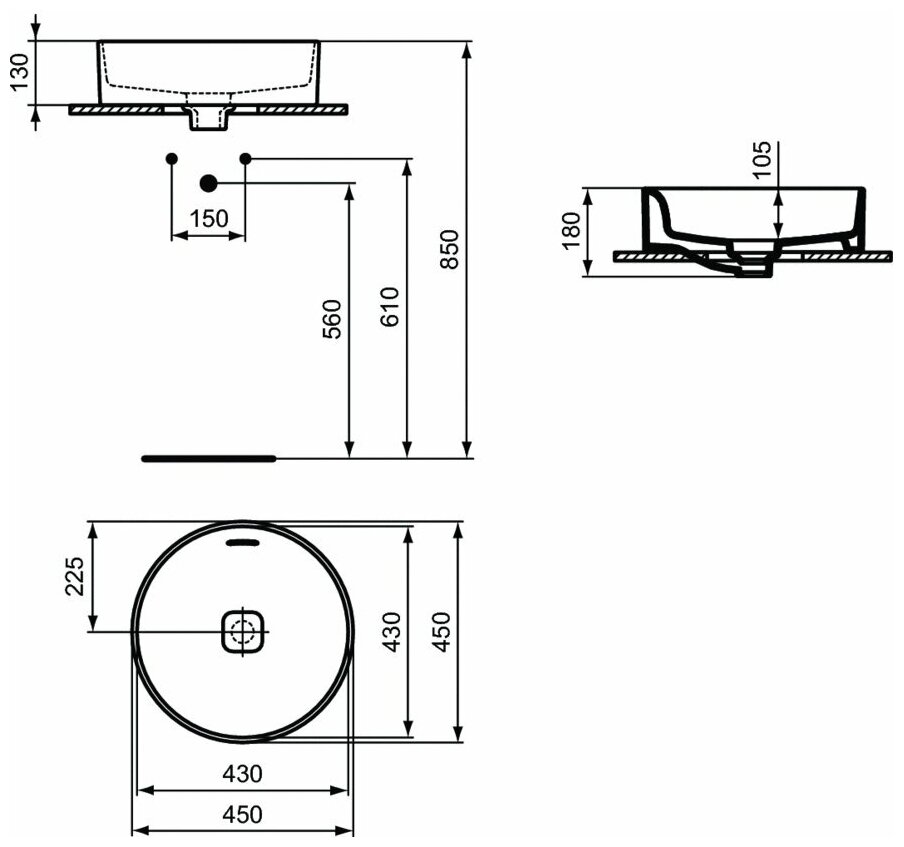 Раковина-чаша Ideal Standard - фото №10