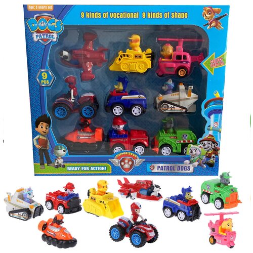 Щенячий патруль набор Щенки спасатели на машинке/ Paw Patrol