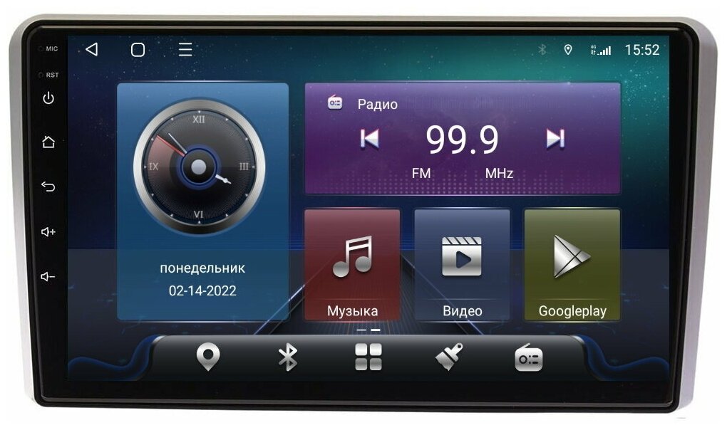 Магнитола CRS-300 Ауди А3 Audi A3 8P S3 2003-2012 - Android 12 - Процессор 8 ядерный - Память 6+128Gb - Carplay - DSP 36 полос - 4G(Sim)