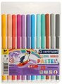 Centropen Фломастеры 12 цветов, Centropen Colour World Pastel 7550/12 TP, пастельные, в блистере