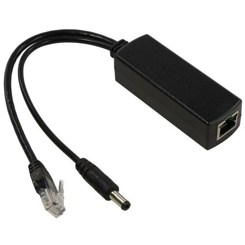 POE-приёмник для помещений  вход: RJ45 POE 48В, выход: RJ45 + DC 5В  ORIENT POE-485R