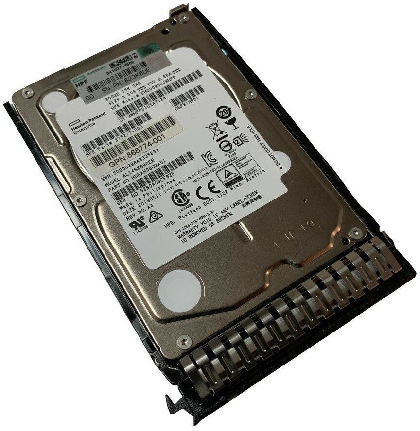 Жесткий диск HP EH000900JWHPP G8-G10 900GB 12G 15K 2.5 SAS