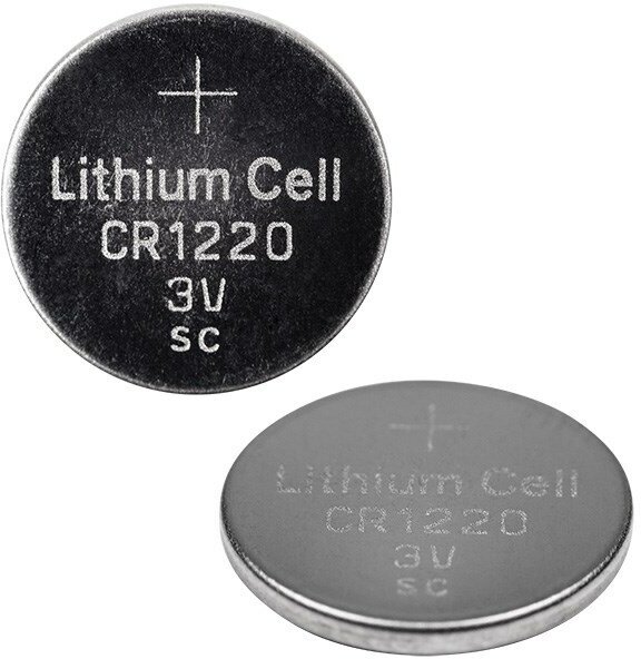 Батарейка литиевая CR1220 3В 5 шт блистер REXANT 30-1102 (5 шт)