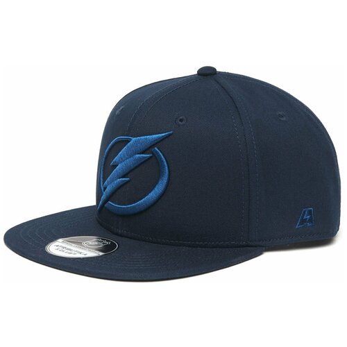 фото Бейсболка с прямым козырьком nhl tampa bay lightning snapback (подростковая) atributika & club, кепка для мальчика снэпбек нхл тампа бей лайтнинг атрибутика и клуб