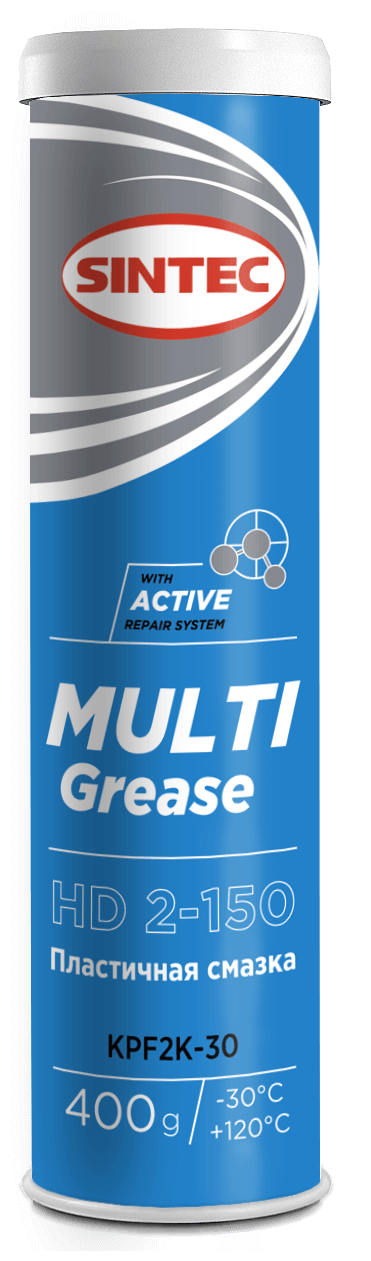 Смазка литиевая SINTEC MULTI GREASE EP2-150HD /картуш 0,4 кг , черная/