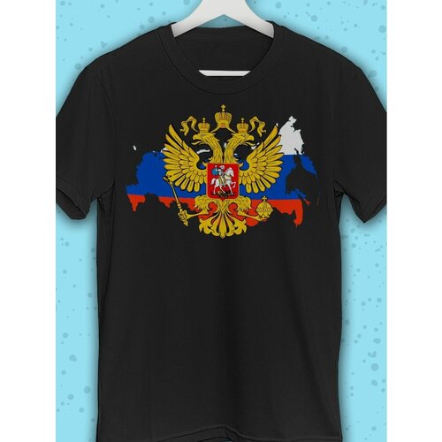 фото Футболка hilari, размер 50, белый, черный