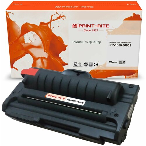 Картридж лазерный Print-Rite TFXA8OBPU1J PR-108R00909 PR108R00909 black ((2500стр.) для Xerox Phaser 3140/3155/3160) (PR-108R00909) картридж лазерный print rite tfxa8obpu1j pr 108r00909 pr108r00909 черный